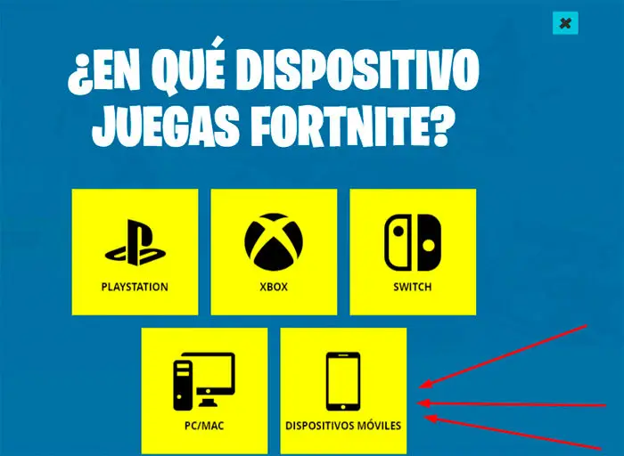 Umbenennen in Fortnite Android Schritt 3