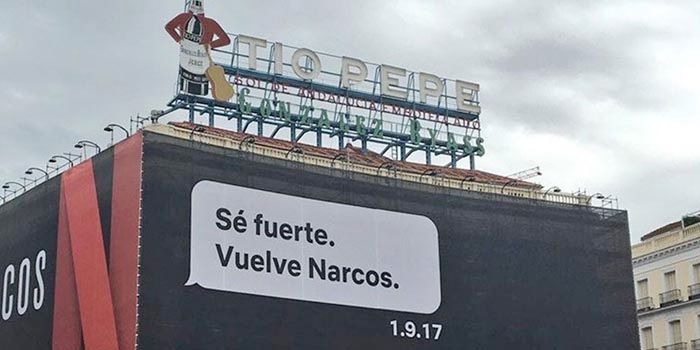 Cartel Netflix Narcos Se fuerte