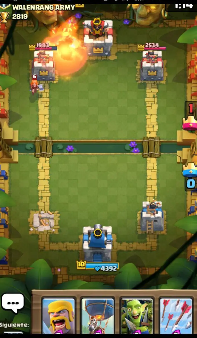 Clash Royale Aktiviere den Königsturm