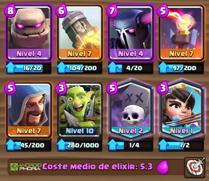 Clash Royale Triple Elixier Deck 1