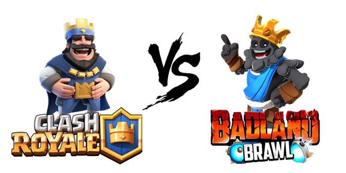 Clash Royale vs badland brawl