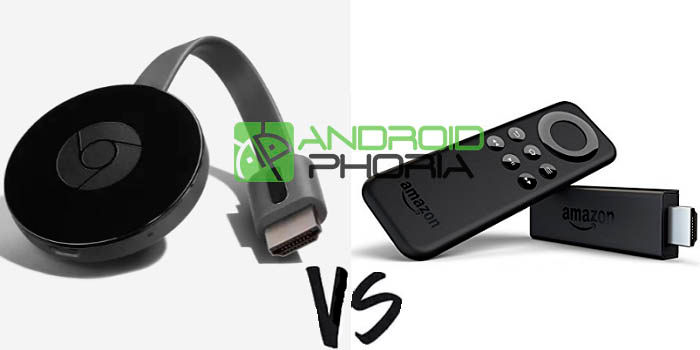 Comparativa Chromecast vs Amazon Fire TV Stick