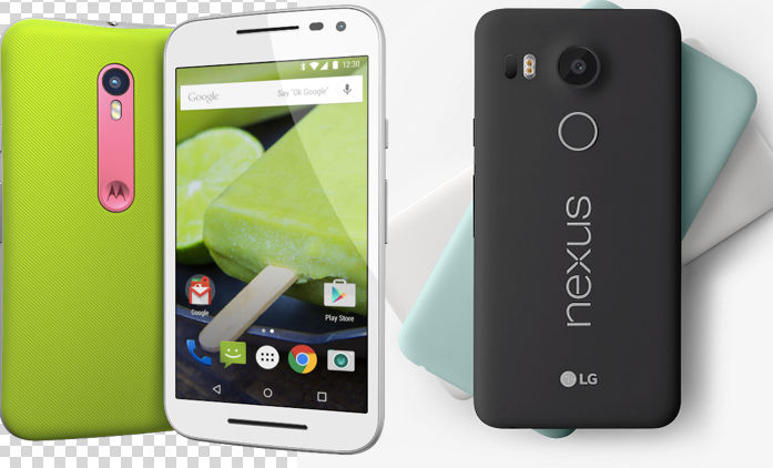 Comparativa: Moto G 2015 vs Nexus 5X