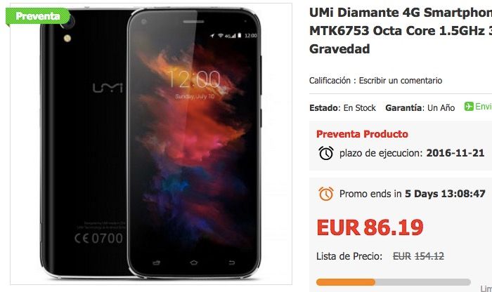 Kaufen Sie den UMI Diamond für nur 86 Euro