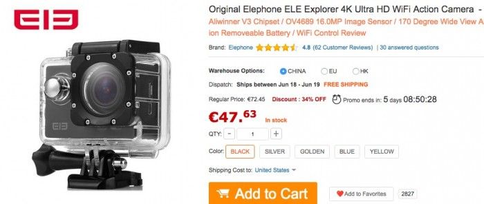 Kaufen Sie Elephone ELE Explorer 4K Angebot