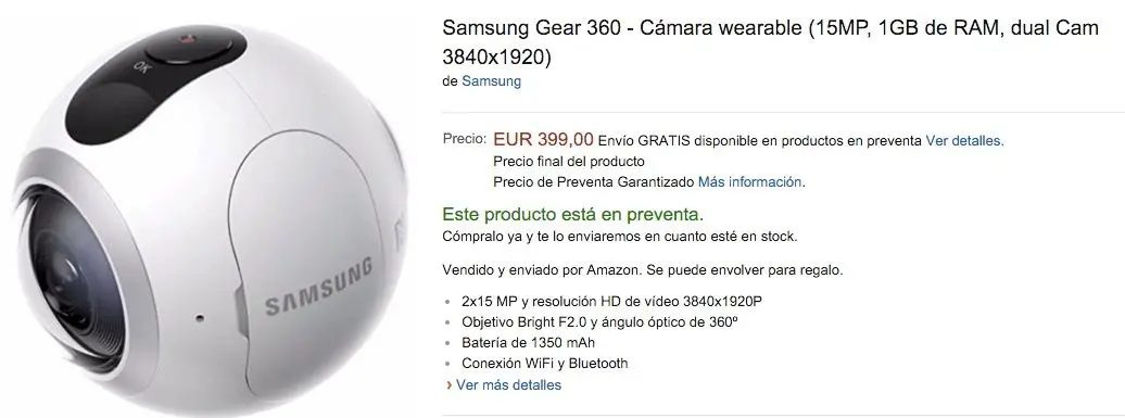 Samsung Gear 360 kaufen