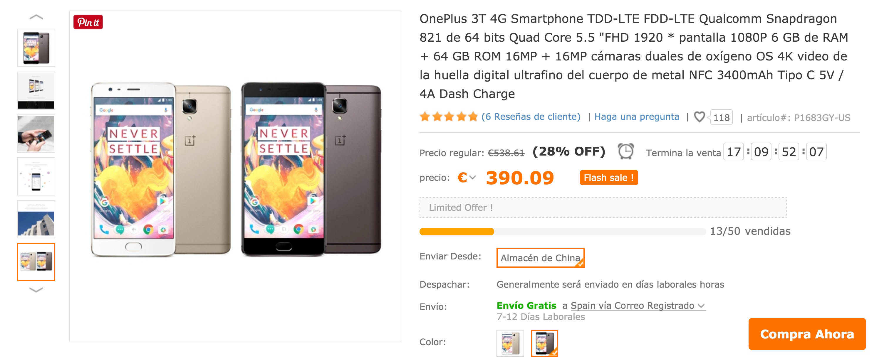 Kaufen Sie OnePlus 3T Angebot