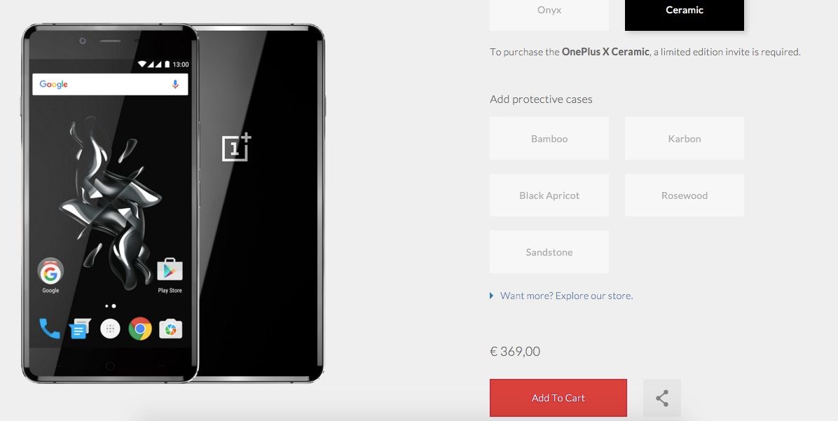 Kaufen Sie OnePlus X Ceramic