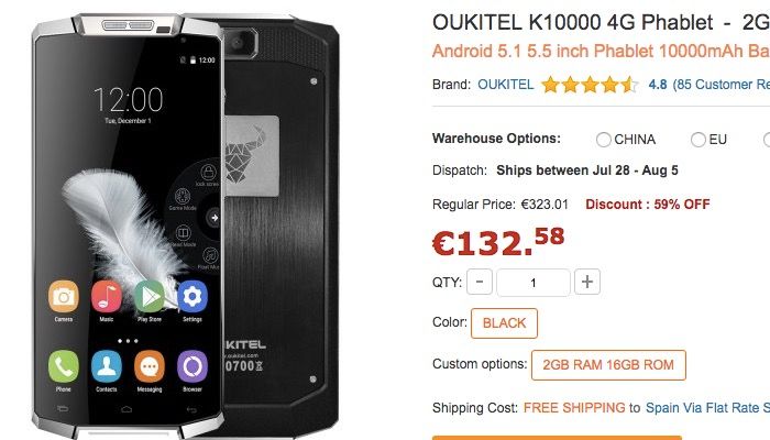 Oukitel K10000 günstig kaufen