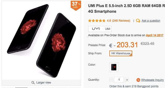 Kaufen Sie Umi Plus E Angebot