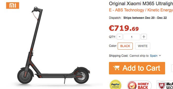 Kaufen Sie Xiaomi Mi Scooter Electric espana