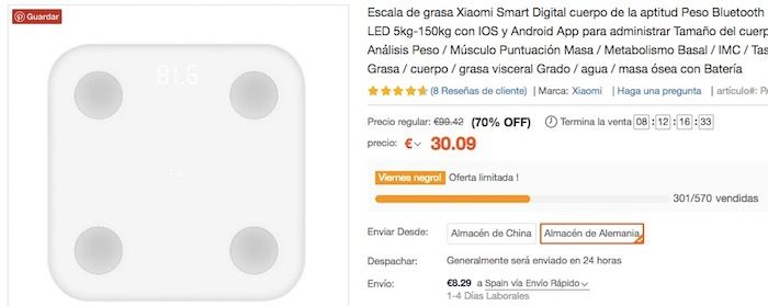 Kaufen Sie Xiaomi Scale im Angebot von TomTop