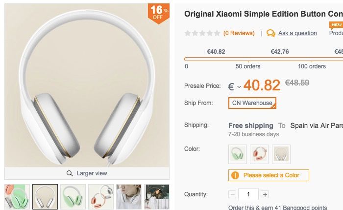 Günstig kaufen Xiaomi Simple Kopfhörer