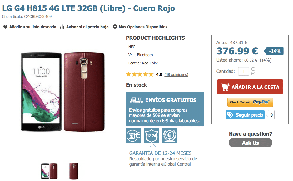 Wo kann man das billigste LG G4 kaufen?