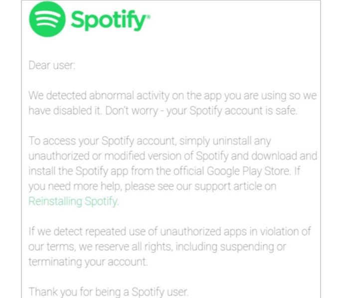 Kostenlose Raubkopien von Spotify Premium