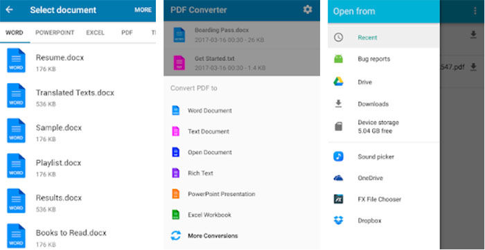 PDF Converter für Android