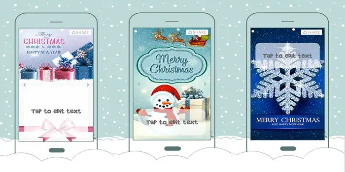 Weihnachtskarte Creator APP