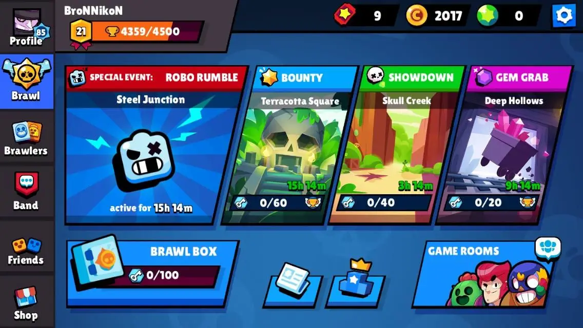 Spielzimmer Brawl Stars erstellen