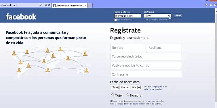 Cuenta de Facebook tiene 3 contraseñas