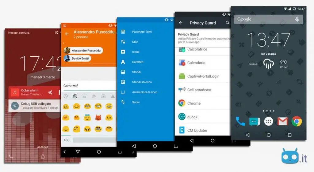 CyanogenMod 12.1 mit Android 5.1