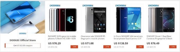 DOOGEE günstige Rabatte aliexpress