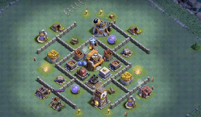 Verteidigung BH 5 in Clash of Clans 2