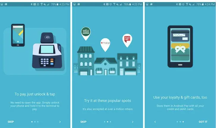 Android Pay no funciona con Android Marshmallow Preview 3