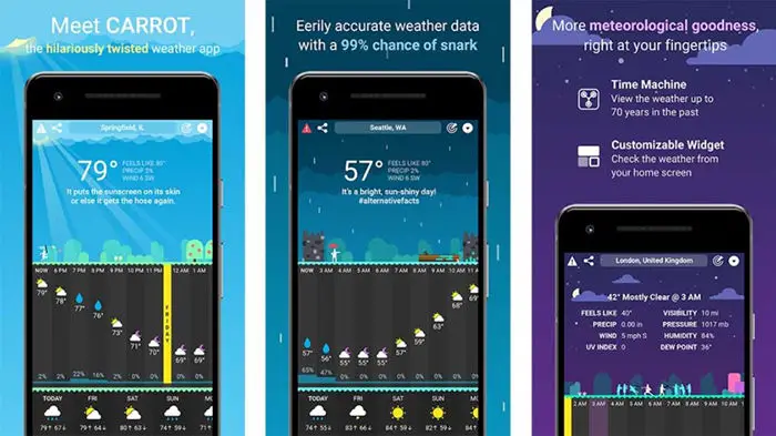 Laden Sie Carrot Weather herunter