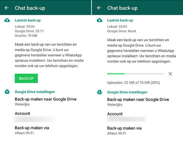 Laden Sie WhatsApp 2.12.224 herunter und speichern Sie Gespräche in Google Drive