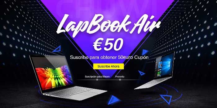 Rabatt Chuwi LapBook Air 50 Euro