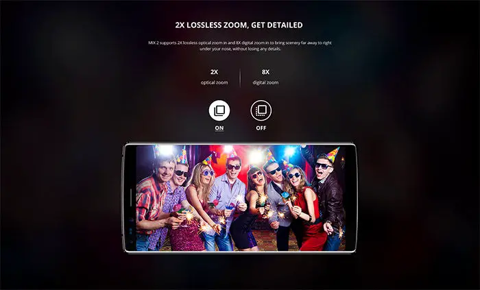 Doogee MIX 2 Dual-Frontkamera