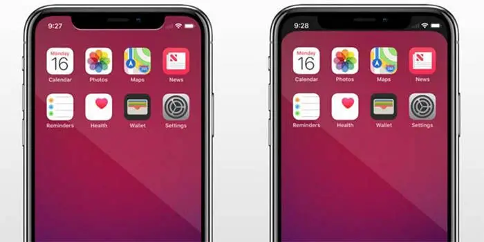 Die Kerbe des iPhone X kann von Huawei kopiert werden
