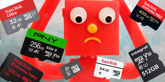 Errores al comprar microSD
