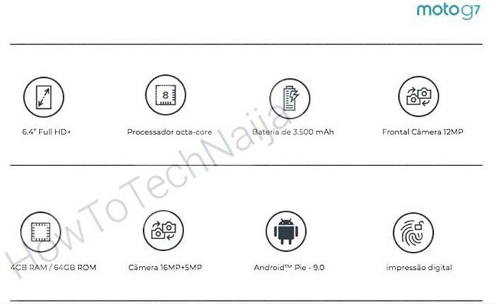 Spezifikationen Moto G7