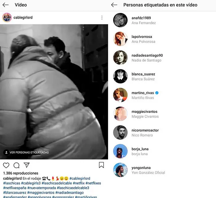 Kennzeichnen Sie Leute in Instagram-Videos