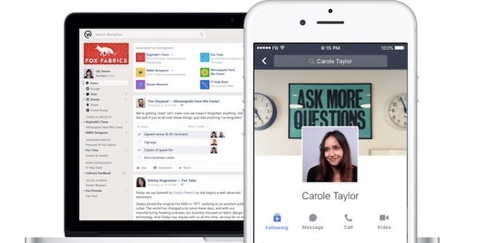 Facebook Workplace chat Windows y OS X
