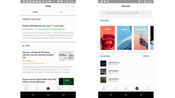 Feedly Lab für Android