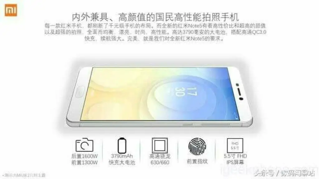 Filtern von Xiaomi Redmi Hinweis 5