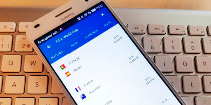 Russische Halterung 2018 für Android Fixture de Rusia 2018 para Android