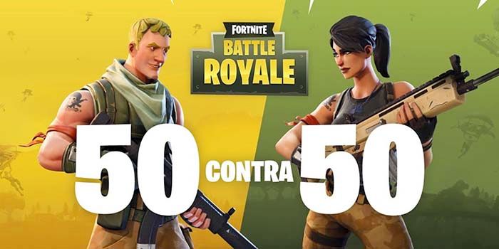 Fortnite modo 50 vs 50