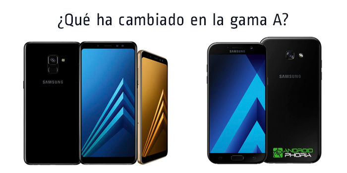Galaxy A8 y A8+ vs A5 y A7