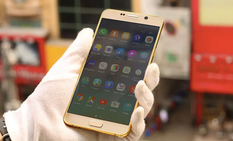 Galaxy Note 5 in 24 Karat Gold für 1450 Dollar