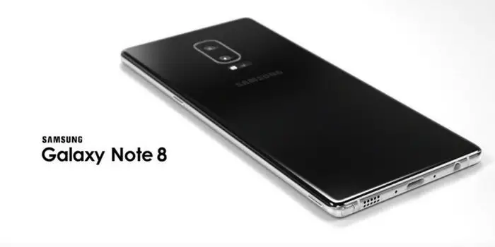 Galaxy Note 8 escaner de huellas