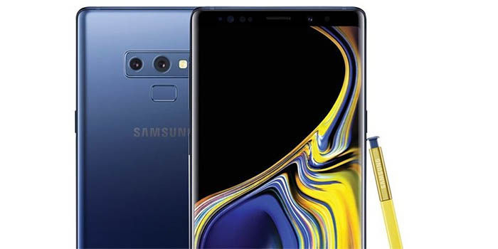 Galaxy Note 9 azul