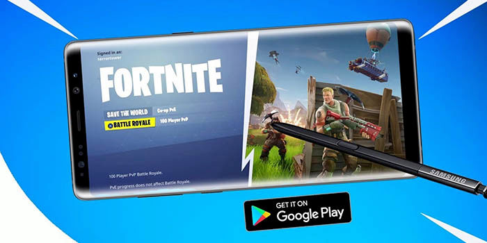 Galaxy Note 9 exklusiv bei Fortnite