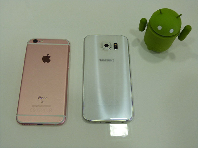 Galaxy S6 gegen iPhone 6s