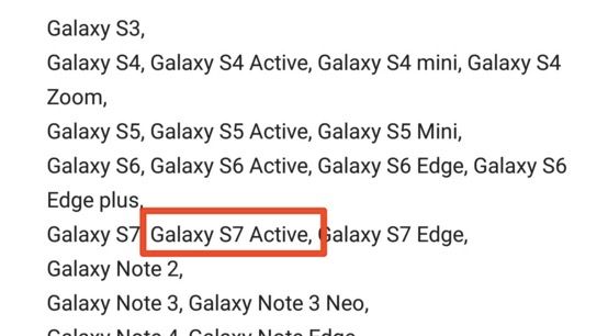 Galaxy S7 Active