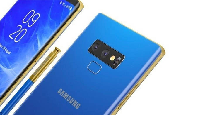 Galaxy Note 9 blau