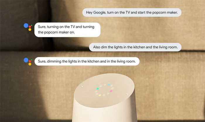 Google Home spricht fließend