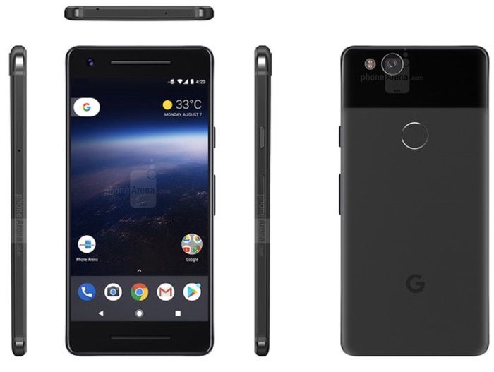 Google Pixel 2 in Schwarz